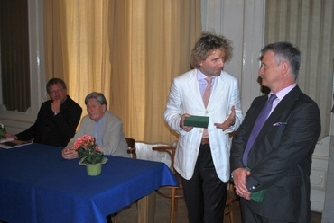 2010. július 8. Csonka Pál emlékérem átadása, MÉSZ - Kálmén Ernő, Dr. Finta József, Zoboki Gábor, Gonda Ferenc