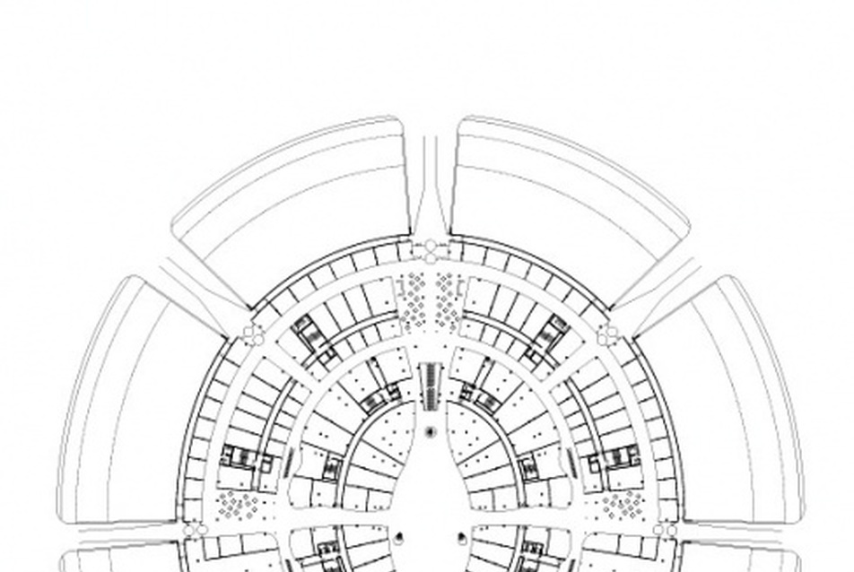 Khan Shatyr 1. emelet, copyright: Foster + Partners