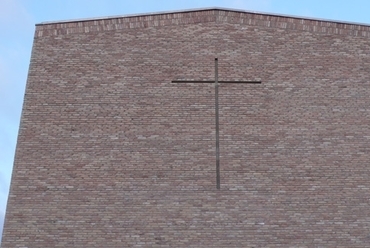 katolikus templom Újpalotán, építész: Kruppa  Gábor