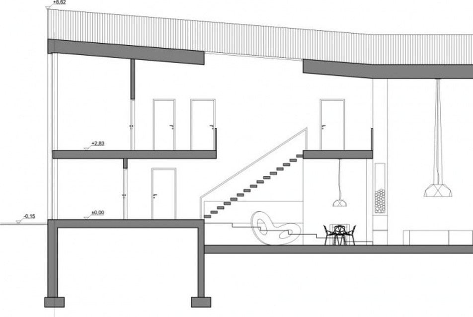 Garby- ház. Tervező: Neostudio Architects, Bartosz Jarosz, Paweł Świerkowski.