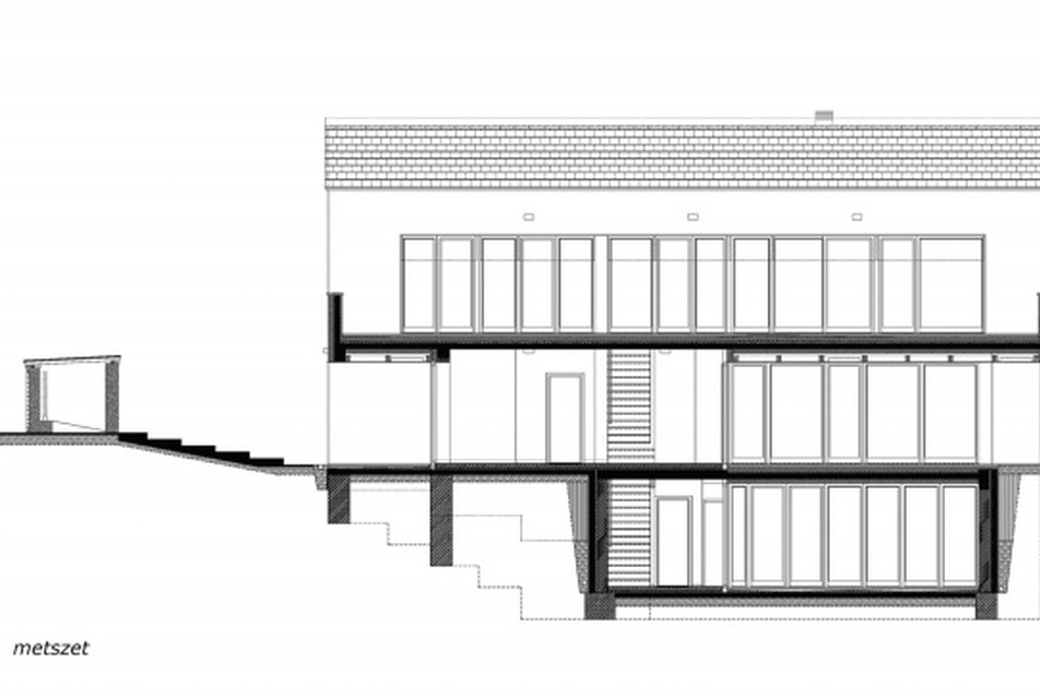 metszet - építész: Mórocz Tamás