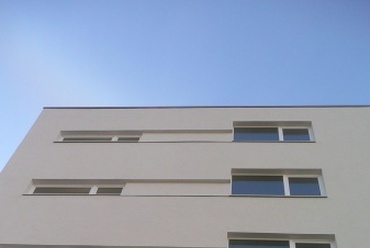 Zsinór utcai 70 lakásos önkormányzati bérház . Vezető tervezők: Kertész Bence, Roth János, Vizer Balázs. Fotó: perika