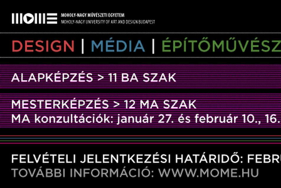 Designelmélet szakkal bővül a MOME mesterképzési kínálata