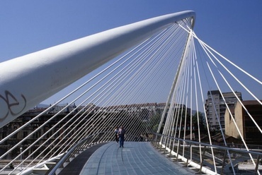 Volentin-híd, ívhíd, Bilbao, 71 m, 1990 - Santiago Calatrava