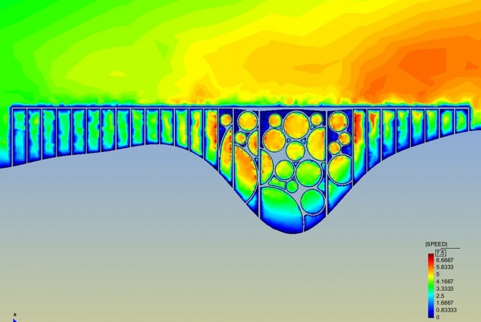 Solar Wind Bridge, szélsebesség - Francesco Colarossi