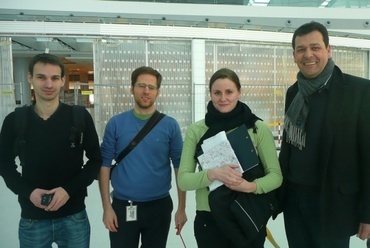 A tervező csapat: Szabó Dávid, Fischer Bence, Ráti Orsolya, Tima Zoltán és a KÉSZ Kft. tervezési projekt managere: Miklóshalmi Zsolt