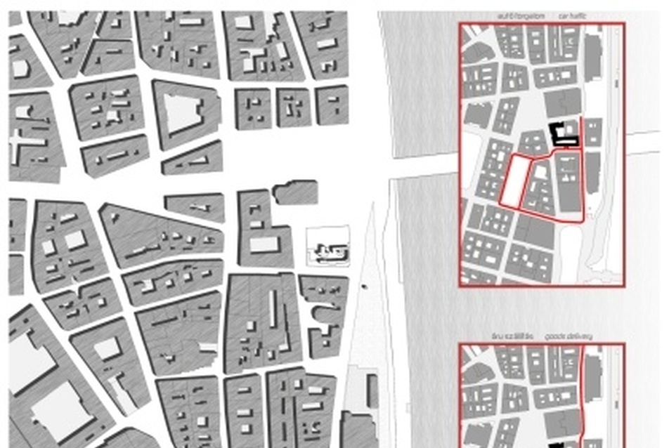 Városi  összefüggések -  zsűri terv 2008. vezető tervező: Pottyondi Péter