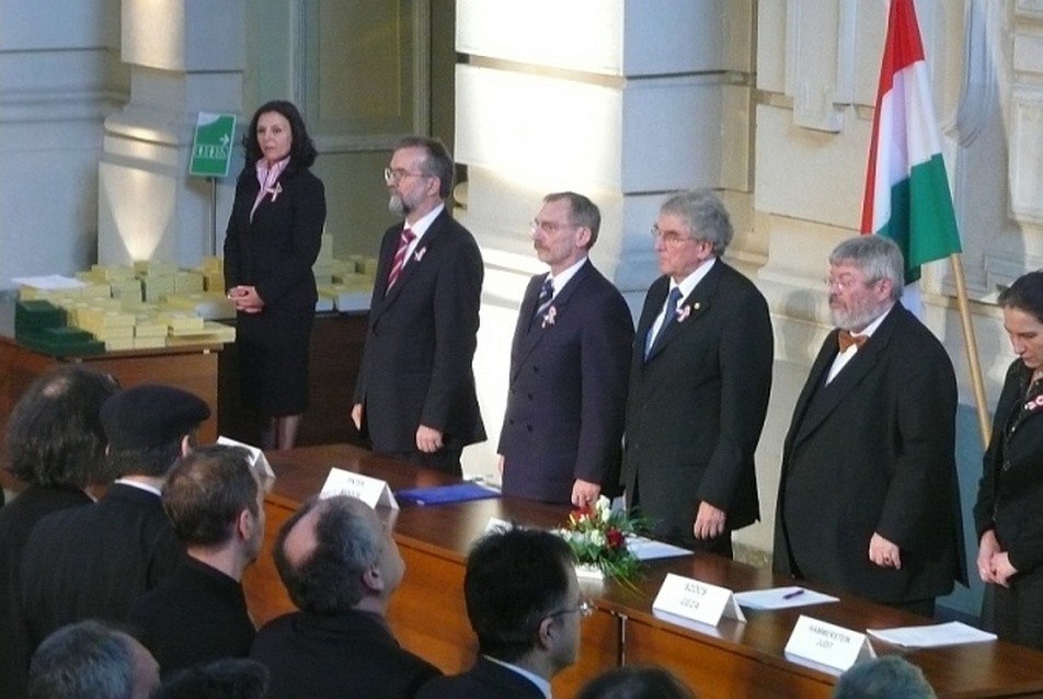 Művészeti díjak átadása, 2011 - Szaló Péter, Pintér Sándor, Réthelyi Miklós, Szőcs Géza, Hammerstein Judit