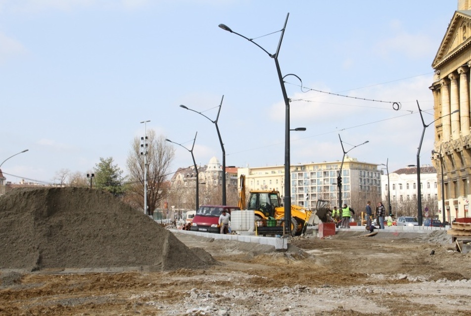 Károly körút átépítése - fotó: Sziráki Lili