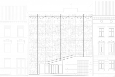 Tanárok Háza homlokzat - építészet: Element Arkitekter