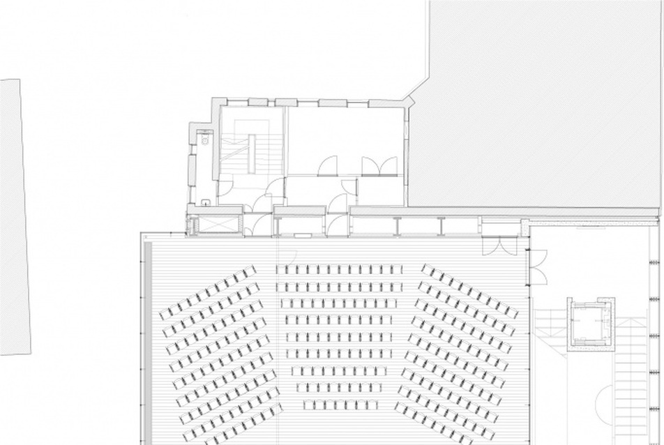 Tanárok Háza konferencia terem - építészet: Element Arkitekter