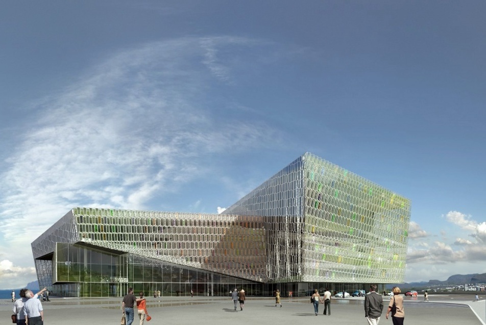 HARPA Concert &amp; Conference Centre, vezető tervező: Henning Larsen Architects