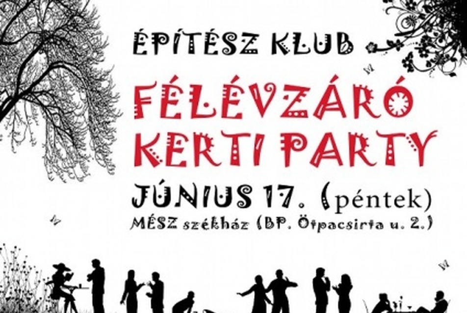 Félévzáró kerti party