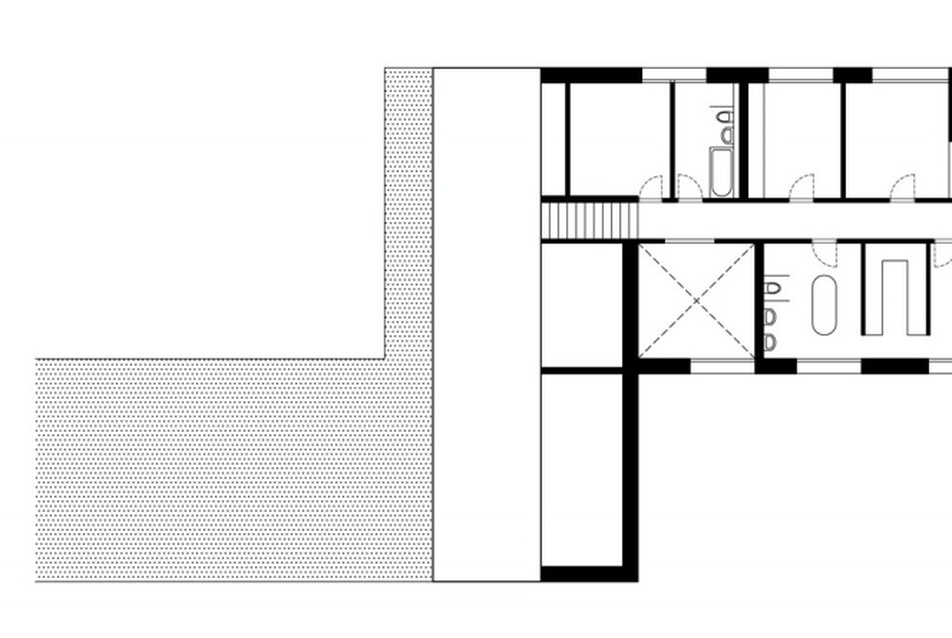 "A" ház emelet - építészet: Marcin Jojko, Bartłomiej Nawrocki