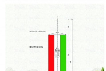 Jászberényi Országzászló pályázat, tervezők: Komjáthy Gábor, Oliser Krisztina