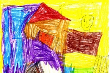 Gyermekek Háza, színek - Kántor Lilla