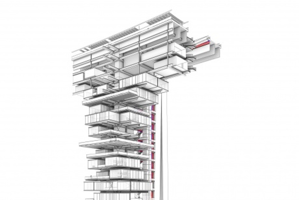 Átalakított viadukt, Vezető tervező: Philippe Rizzotti, építész Philippe Rizzotti Architects, Párizs, Franciaország