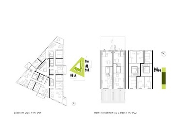 ERZ (hERZberg) lakóegyüttes, tervezők: AllesWirdGut Architektur ZT GmbH, feld72 architekten ZT GmbH