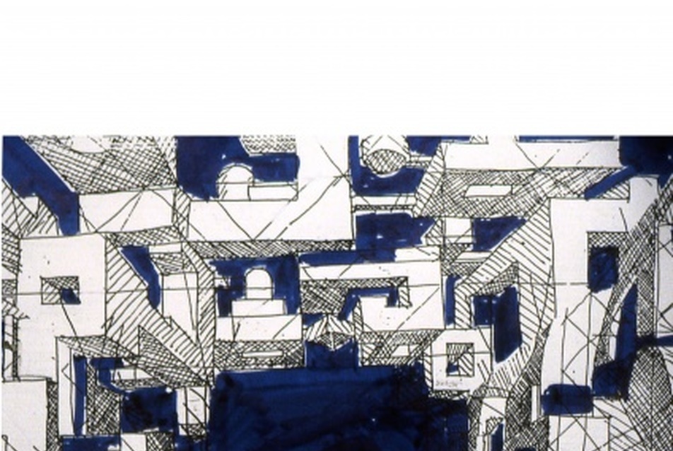 Yona Friedman: Cím nélkül (Ville spatiale, kaleidoszkópikus nézet); é. n. A művész jóvoltából
