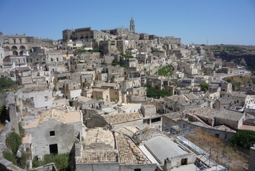 Barlanglakás Matera, fotó: Rab Hajnalka