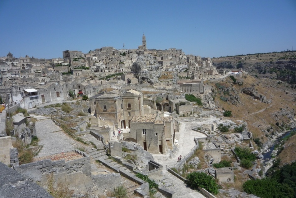 Barlanglakás, Matera, fotó: Rab Hajnalka