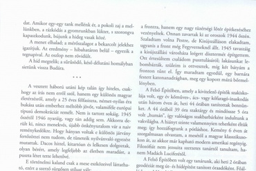 Bakondi János: Hidász voltam 46-ban. A Szabadság híd felújítása