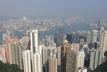 Hongkong. Kötelező panorámakép a "Gellérthegyről" - fotó: Bérces László