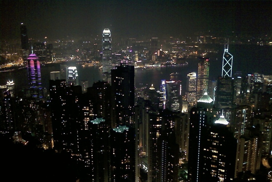 Hongkong. Kötelező panorámakép a "Gellérthegyről" - fotó: Bérces László