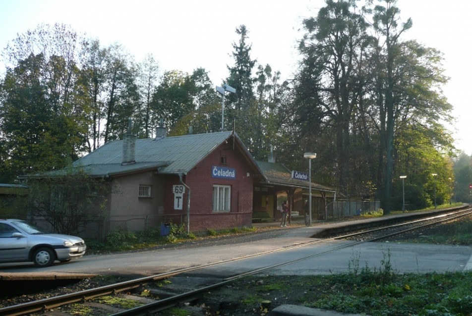 A vasúti épület régen