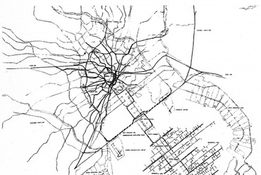 Kenzo Tange, Tokiói-öböl terv, infrastruktúra