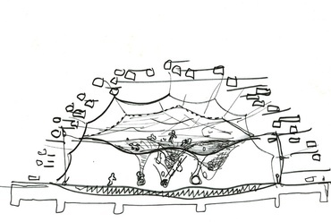 Woods of Net pavilon, Tezuka Architects