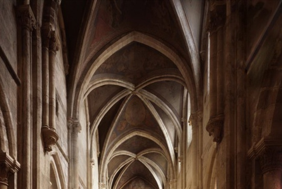 a pannonhalmi bazilika belső tere az átalakítás után. (terv és kép: John Pawson)