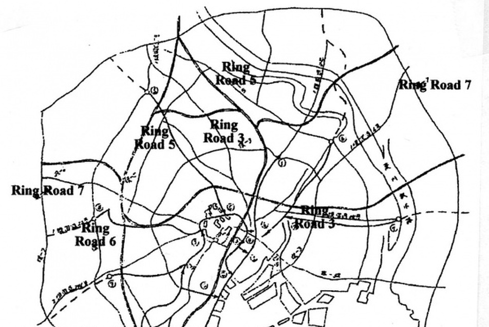 A fővárosi régió 1958-as nemzeti fejlesztési terve, autópálya fejlesztési javaslat