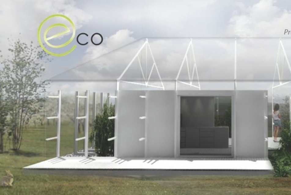 Kéthéjú üvegház lakó-dobozokkal - a spanyol (E)co Team koncecpiója a Solar Decathlonon