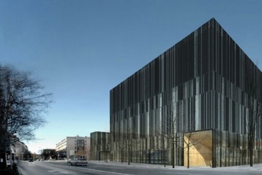 Ljubljana, könyvtár tervpályázat –  rangsorolás nélküli dicséret tervező: Marko Studen