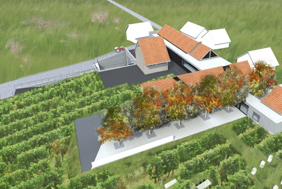 Indul az Etyeki Kúria Borászat építése – bemutatjuk a BORD Építész Stúdió terveit