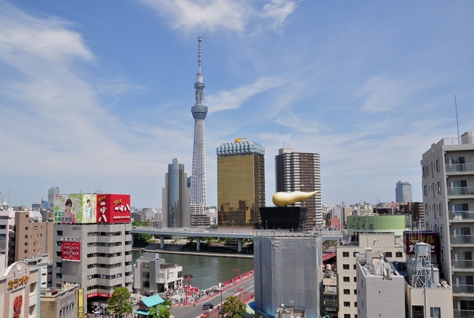 “Tokyo Sky Tree”, Tokió új, 634 méteres távközlési toronya, fotó: Kovács Bence
