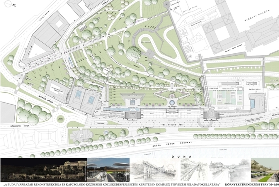 A budai Várbazár rekonstrukciója - a Várkert Konzorcium pályázati terve