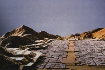 Tange, Ekuan, mekkai zarándokszállás terve, Muna (Szaúd-Arábia), 1974