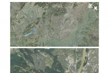 Műholdas képek a tervezési helyszínről