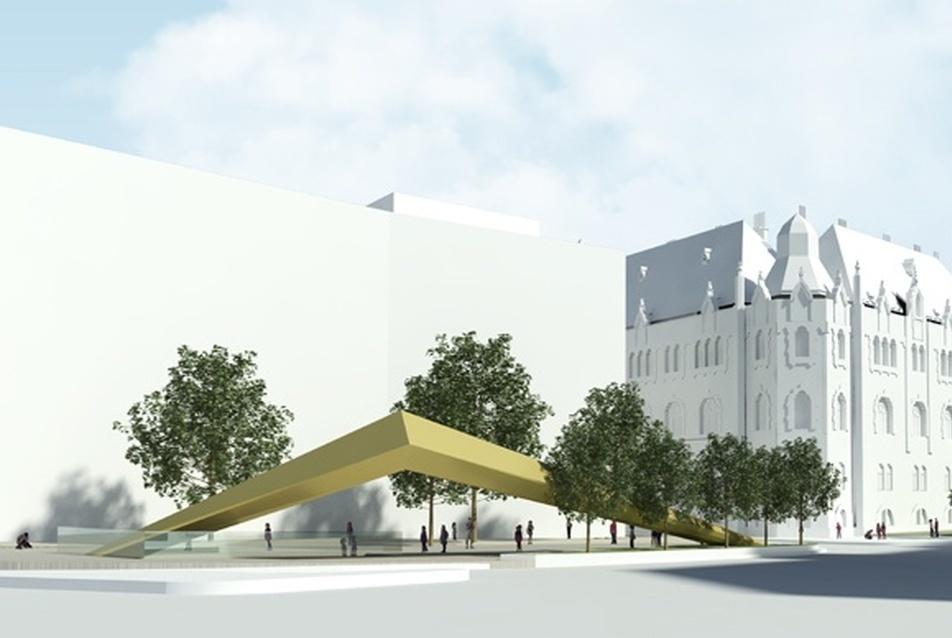 Az Iparművészeti Múzeum rekonstrukciója – a Finta Stúdió megvételt nyert terve