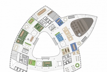 Eneco – emeleti alaprajz, Hofman Dujardin Architects