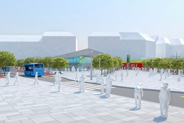 A Város Teampannon terve a Széll Kálmán tér átalakítására
