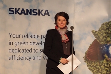 Skanska Green House megnyitó - Karin Olofsdotter, svéd nagykövet