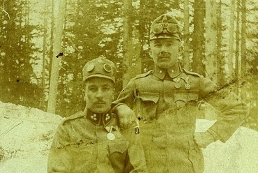 Mőcsényi József 1917-ben, Dél-Tirolban
