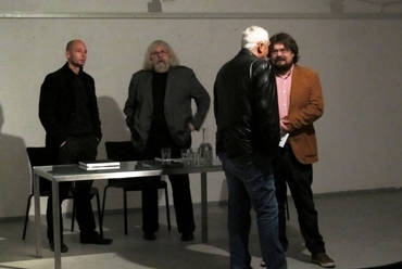 Ferencz Marcel, Sáros László, Gulyás Gábor, háttal: Dr. Bachman Zoltán, fotó: Mizsei Anett
