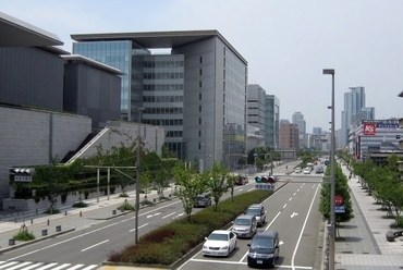 Kobe város utcaképe