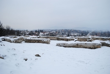 A feltárt romok 2013 januárjában, fotó: Garai Péter