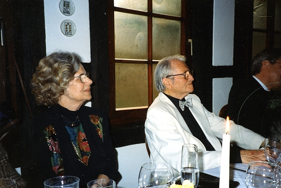 Dr. H. F. Werkmeister volt IFLA elnök feleségével a siófoki kongresszuson.