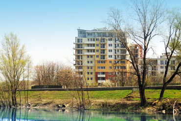 Városrét - 206 lakásos lakóépület és üzletek, fotó: Tutiterv Kft.